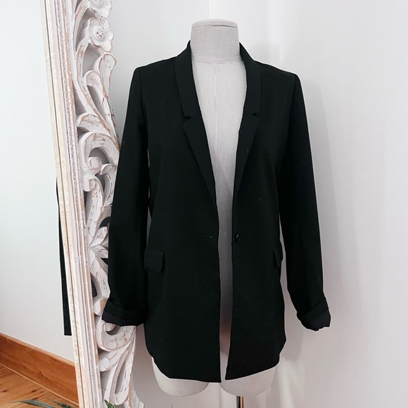 Black Blazer Relaxed Fit - Picture 2 of 5